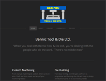 Tablet Screenshot of bennictool.com